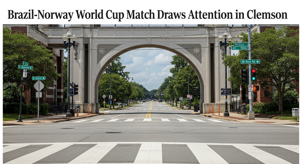 Brazil-Norway World Cup Match Draws Attention in Clemson