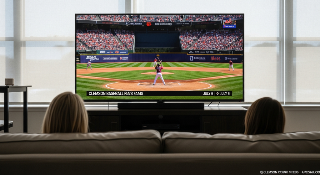 Clemson Baseball Fans Tune In for Mets-Braves Matchup on July 6