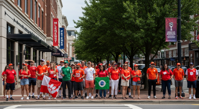 Clemson Fans Anticipate Prime-Time World Cup Knockout Match Between Mexico and England