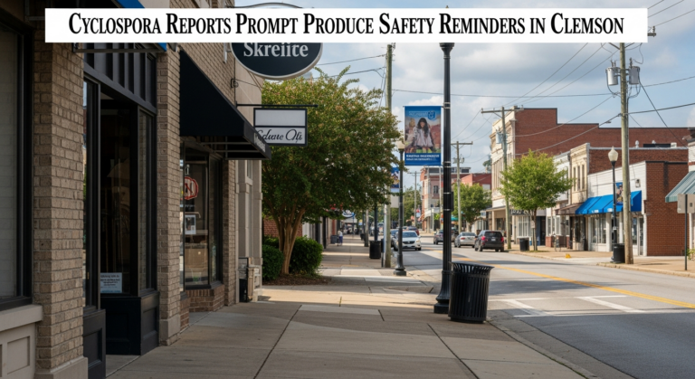 Cyclospora Reports Prompt Raw Produce Safety Reminders in Clemson