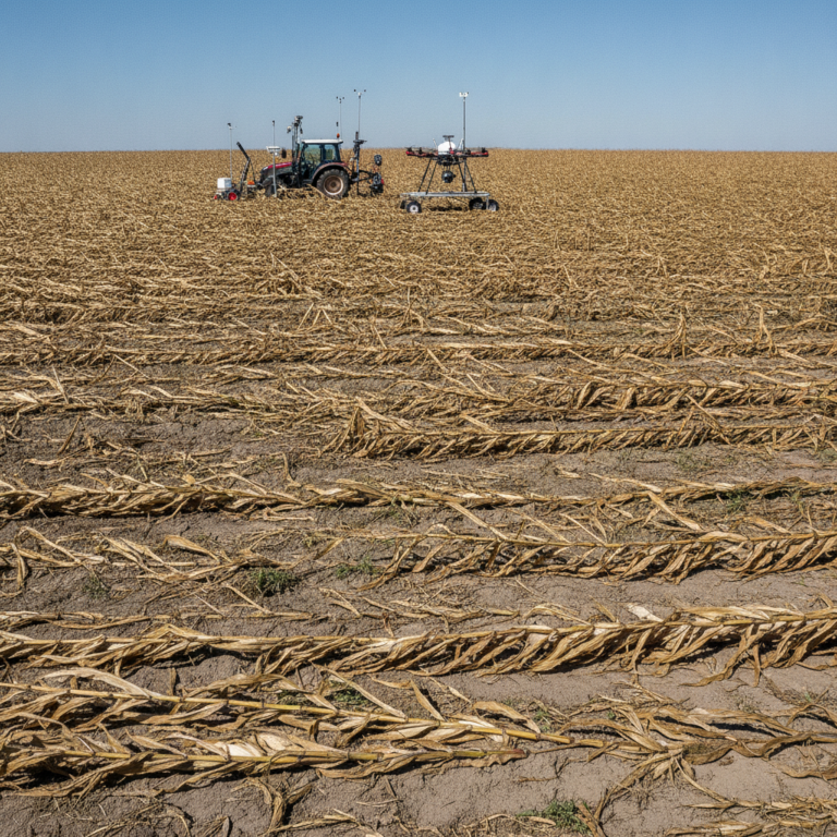 Clemson University Researchers Study Corn Stalk Lodging