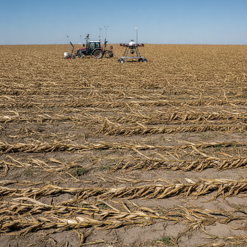 Clemson University Researchers Study Corn Stalk Lodging