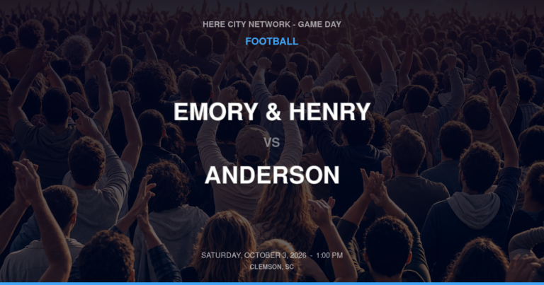 Emory & Henry vs. Anderson — Football Game Day — Anderson, SC — Oct 3, 2026